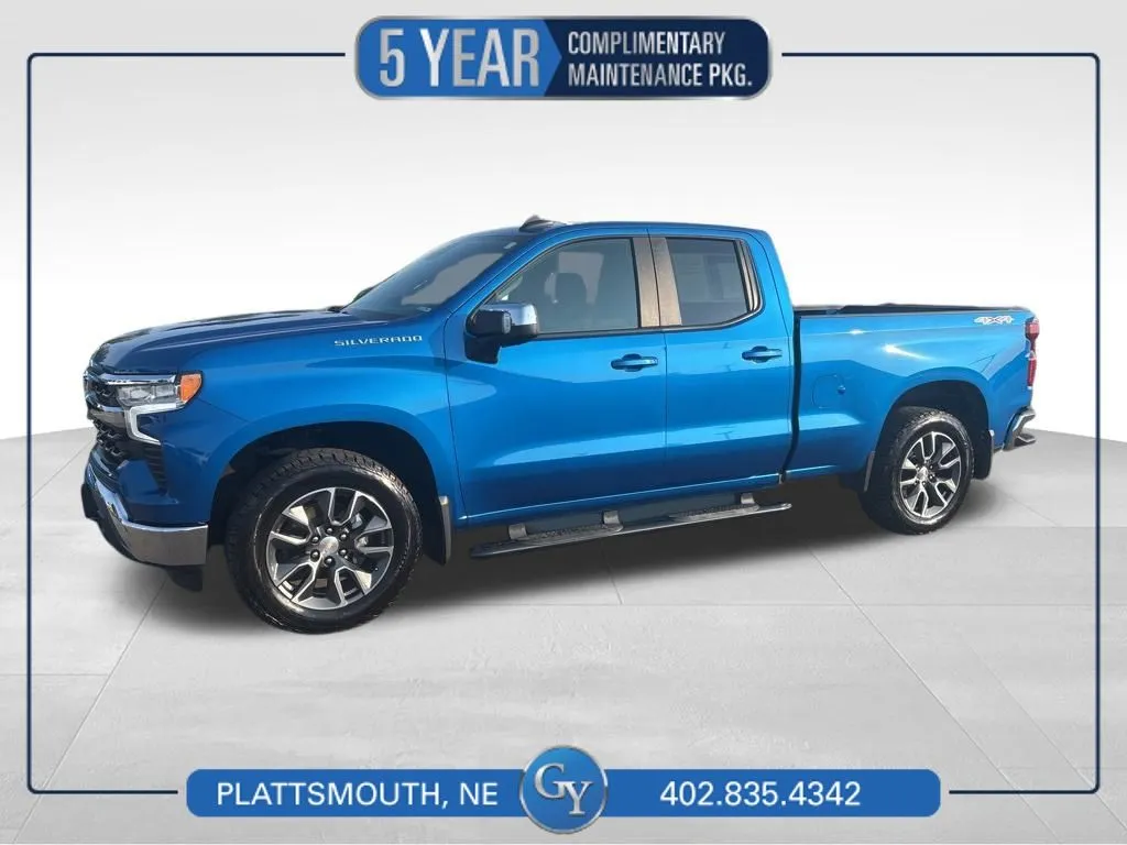 Blue 2023 Chevrolet Silverado 1500 LT for sale in Plattsmouth, NE
