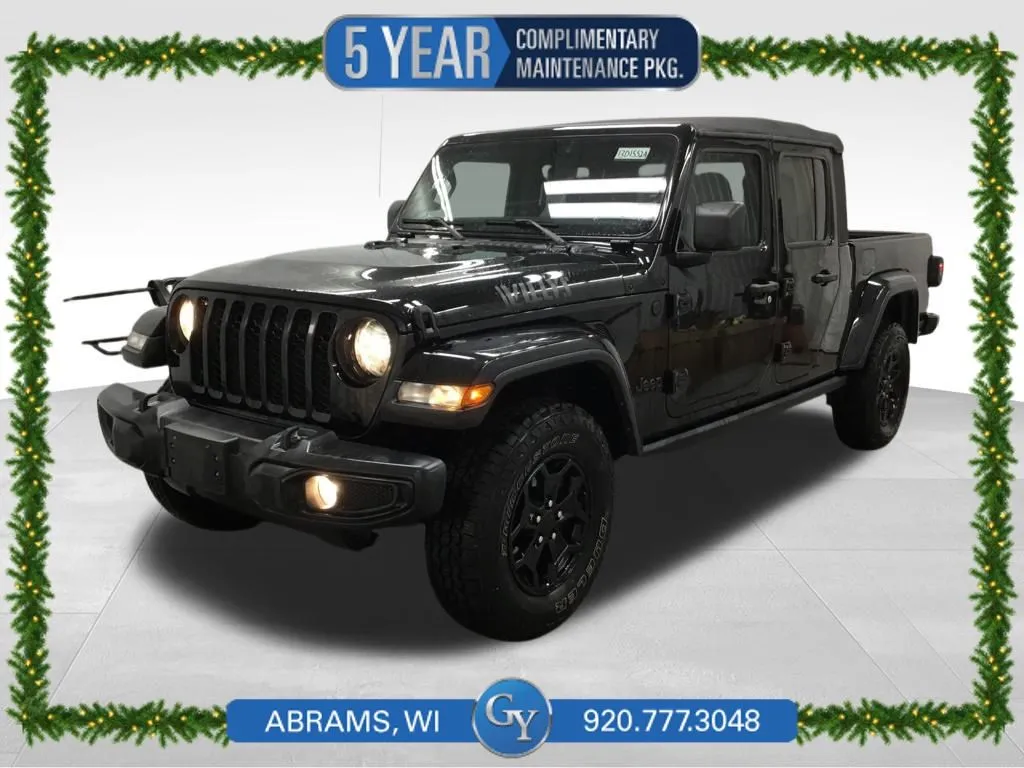 Black 2021 Jeep Gladiator Willys for sale in Abrams, WI