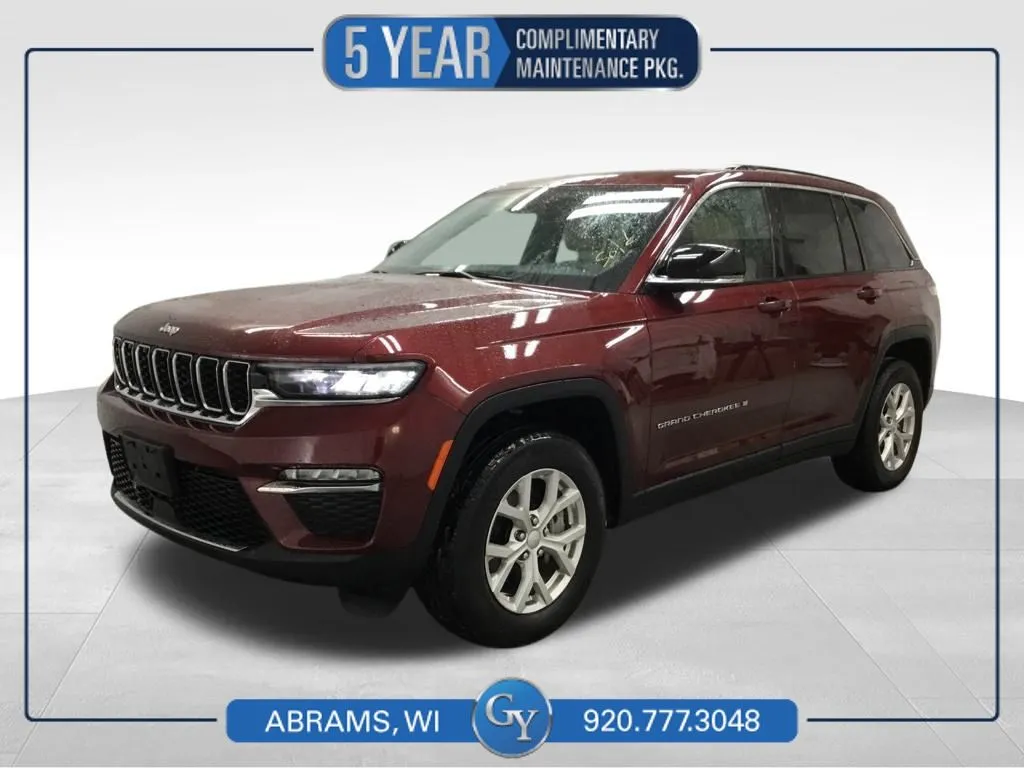 Red 2023 Jeep Grand Cherokee Limited for sale in Abrams, WI
