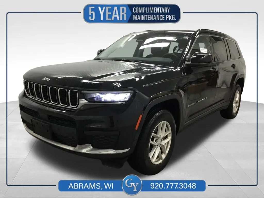 Black 2022 Jeep Grand Cherokee L Laredo for sale in Abrams, WI