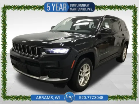 Black 2022 Jeep Grand Cherokee L Laredo for sale in Abrams, WI