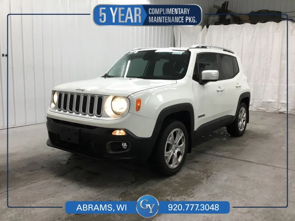 White 2015 Jeep Renegade Limited for sale in Abrams, WI
