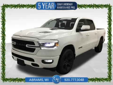 White 2022 Ram 1500 Laramie for sale in Abrams, WI