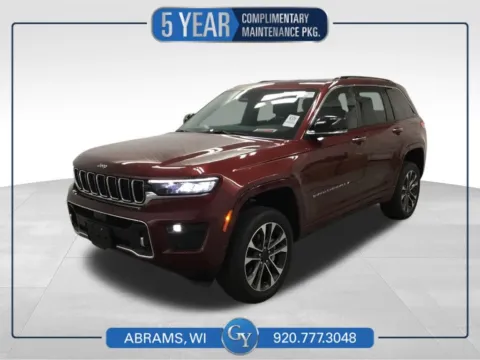 Red 2022 Jeep Grand Cherokee Overland for sale in Abrams, WI