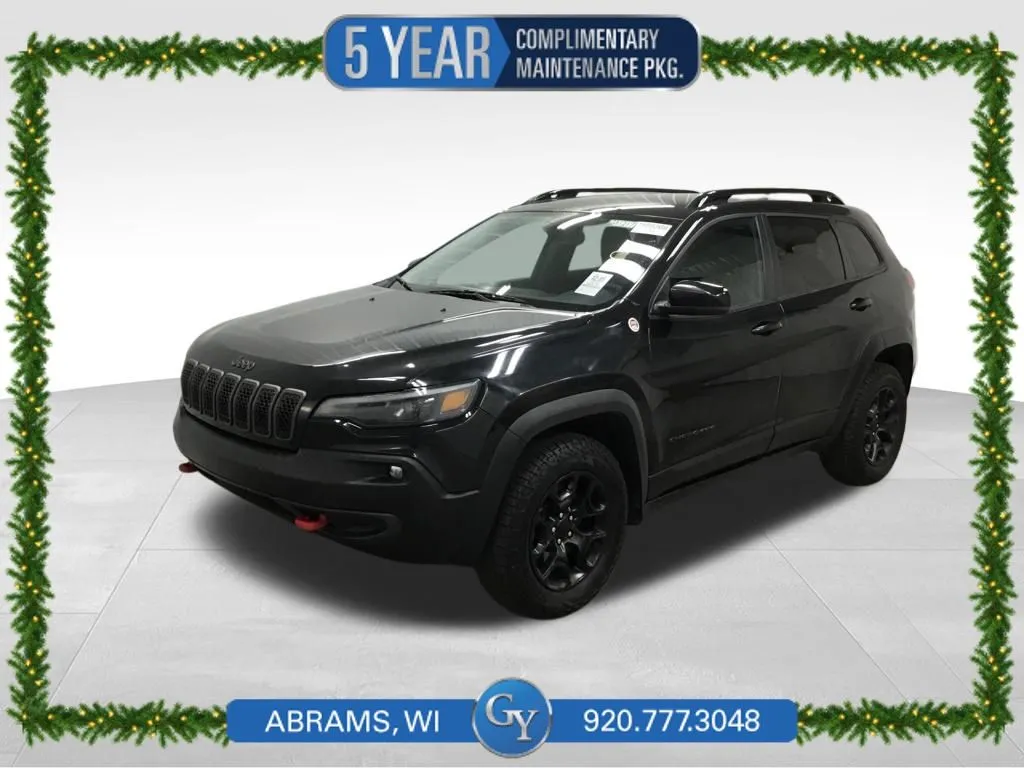 Black 2022 Jeep Cherokee Trailhawk for sale in Abrams, WI