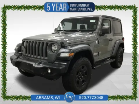 Gray 2019 Jeep Wrangler Sport for sale in Abrams, WI