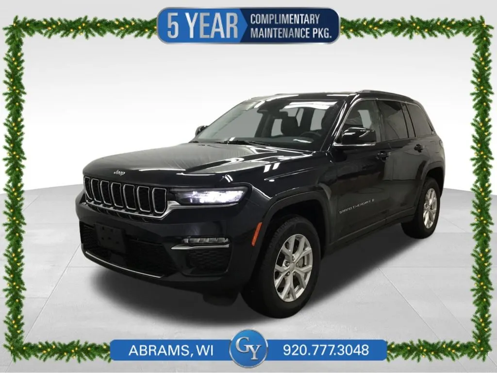 Blue 2023 Jeep Grand Cherokee Limited for sale in Abrams, WI