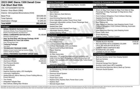 Photos of 2023 GMC Sierra 1500 Denali for sale in Abrams, WI at Gregg Young Abrams Chrysler Dodge Jeep Ram