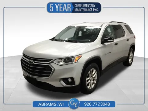 Silver 2019 Chevrolet Traverse LT for sale in Abrams, WI