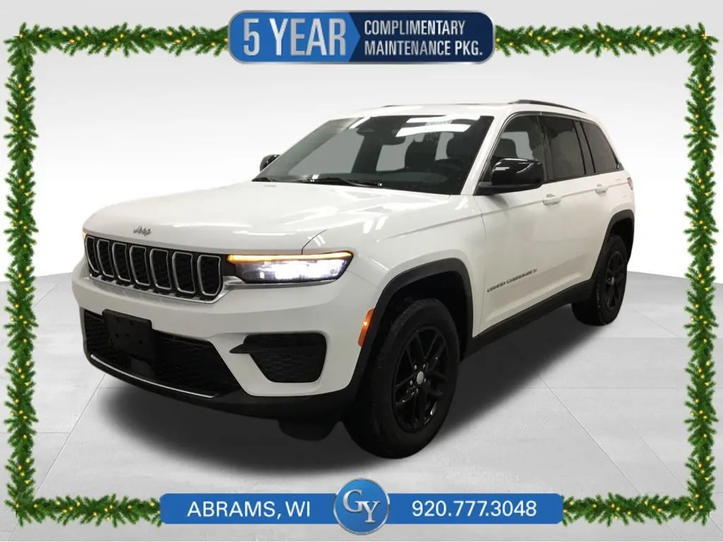 White 2024 Jeep Grand Cherokee Laredo X for sale in Abrams, WI
