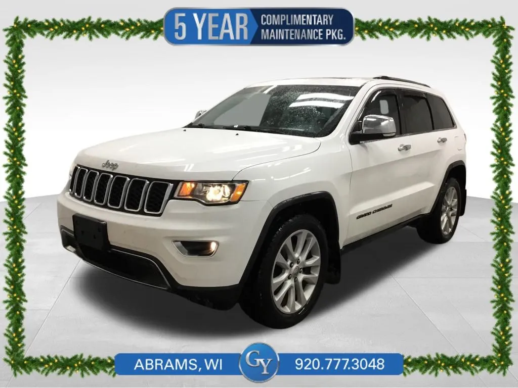 White 2017 Jeep Grand Cherokee Limited for sale in Abrams, WI