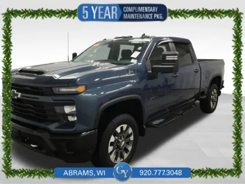Blue 2024 Chevrolet Silverado 2500HD Custom for sale in Abrams, WI