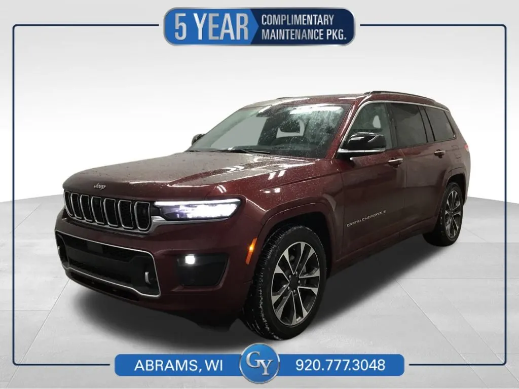 Red 2023 Jeep Grand Cherokee L Overland for sale in Abrams, WI