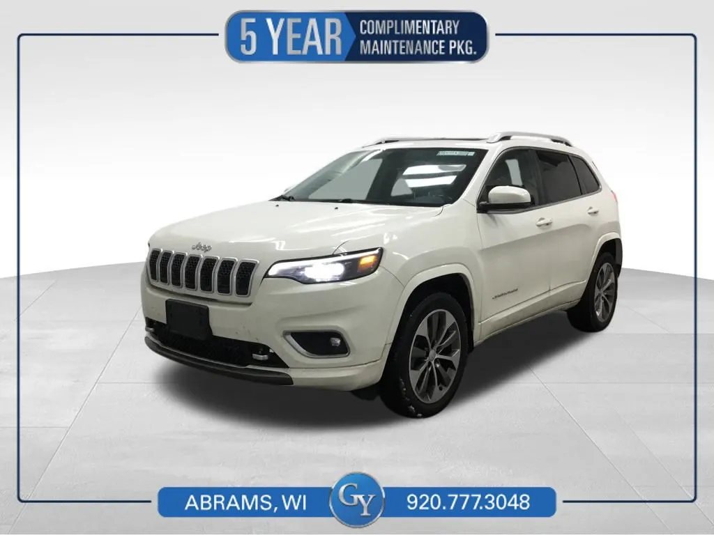 White 2019 Jeep Cherokee Overland for sale in Abrams, WI
