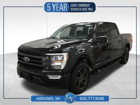 Black 2021 Ford F-150 Lariat for sale in Abrams, WI
