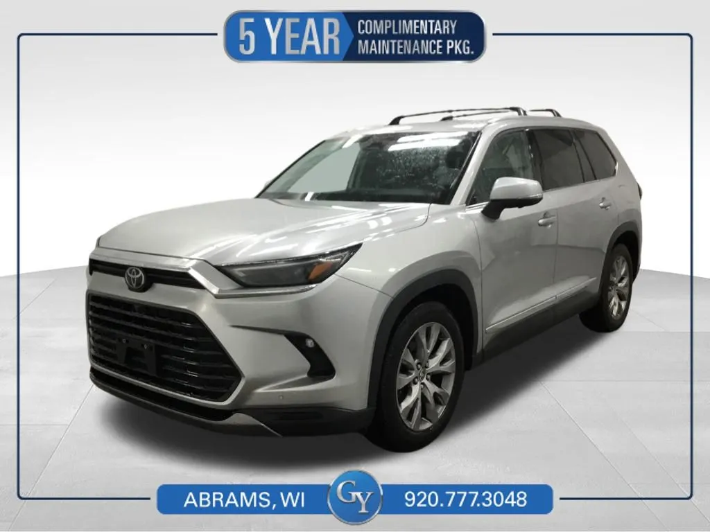 Silver 2024 Toyota Grand Highlander Limited for sale in Abrams, WI