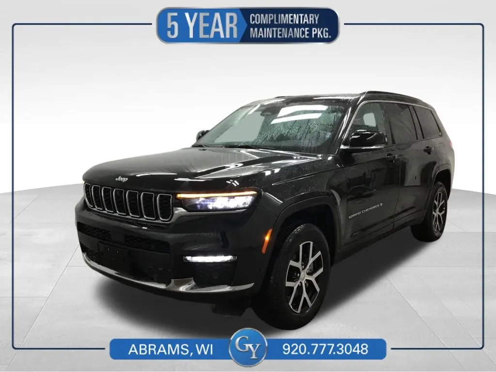 Black 2024 Jeep Grand Cherokee L Limited for sale in Abrams, WI