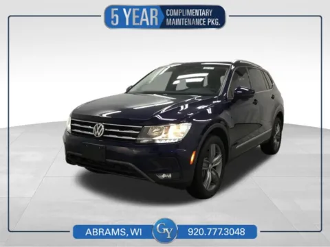 Black 2021 Volkswagen Tiguan 2.0T SEL for sale in Abrams, WI