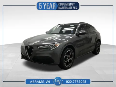 Gray 2021 Alfa Romeo Stelvio Ti Sport for sale in Abrams, WI