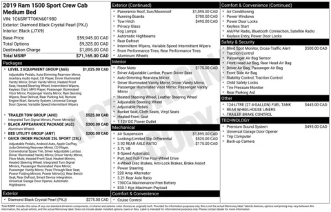 Photos of 2019 Ram 1500 Rebel for sale in Abrams, WI at Gregg Young Abrams Chrysler Dodge Jeep Ram