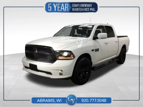 White 2018 Ram 1500 Night for sale in Abrams, WI