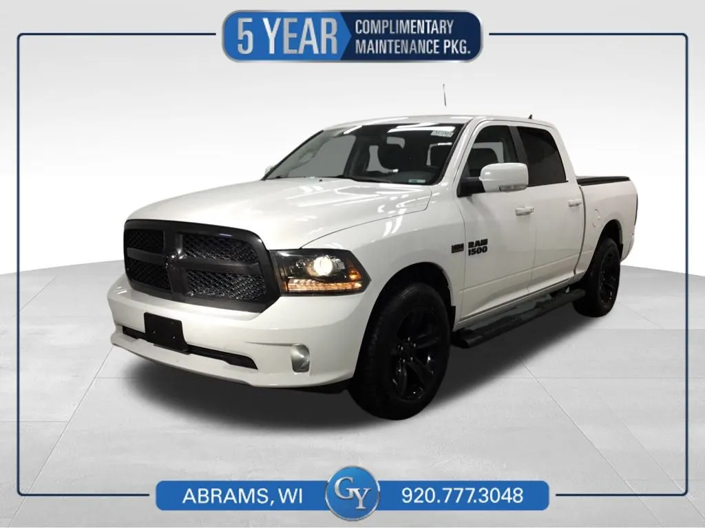White 2018 Ram 1500 Night for sale in Abrams, WI