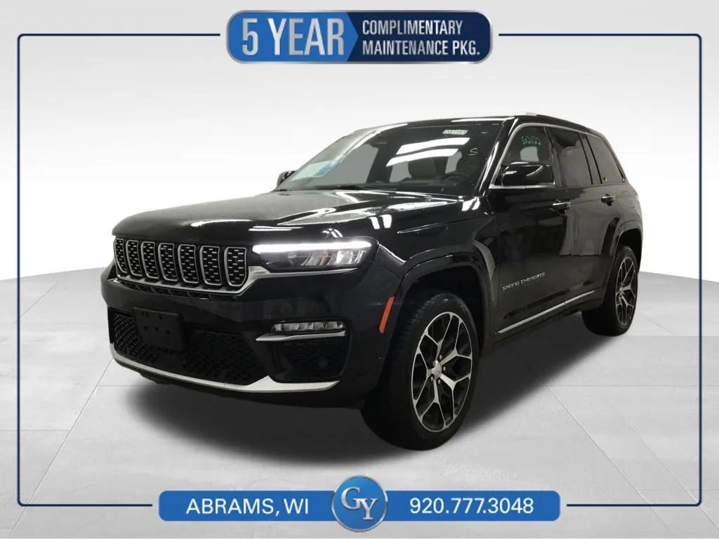 Black 2023 Jeep Grand Cherokee Summit Reserve for sale in Abrams, WI