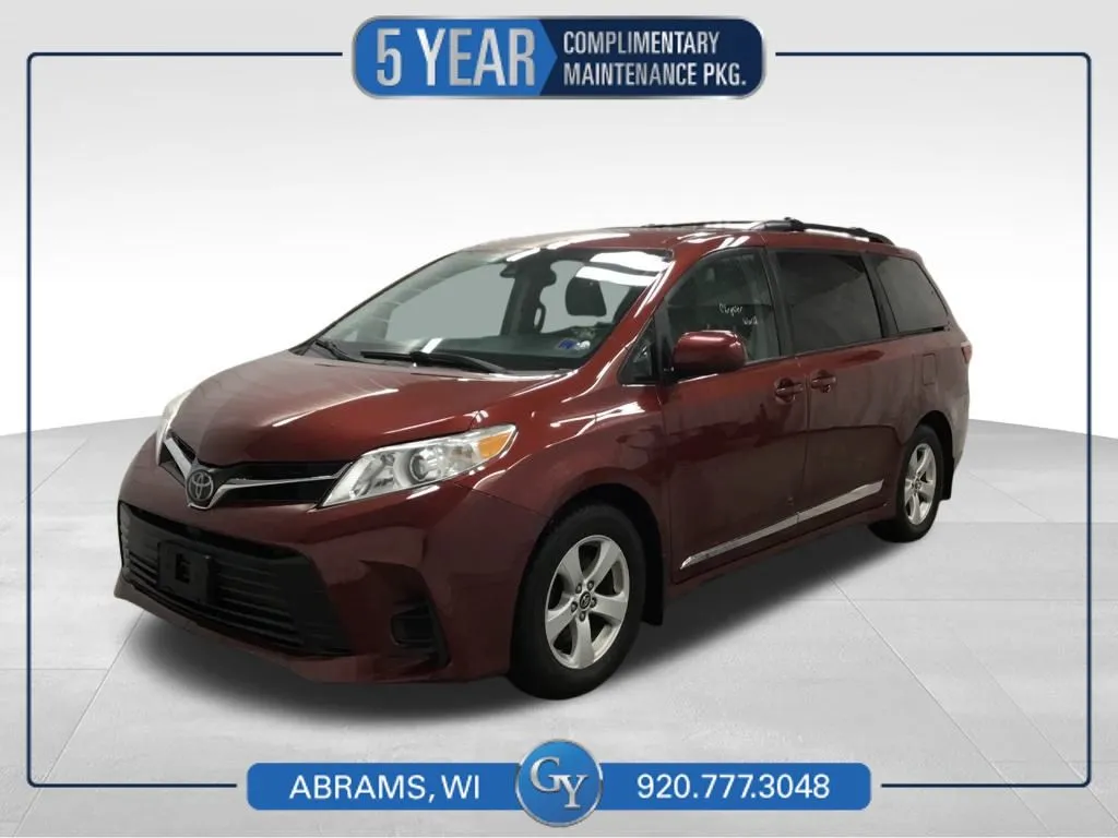 Red 2018 Toyota Sienna L for sale in Abrams, WI