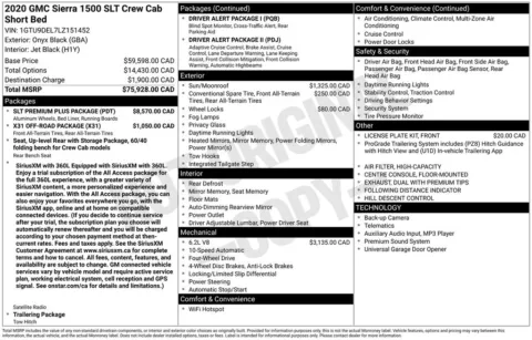 Photos of 2020 GMC Sierra 1500 SLT for sale in Abrams, WI at Gregg Young Abrams Chrysler Dodge Jeep Ram