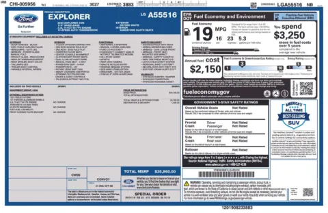 Photos of 2020 Ford Explorer for sale in Abrams, WI at Gregg Young Abrams Chrysler Dodge Jeep Ram