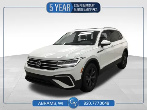 White 2022 Volkswagen Tiguan 2.0T SE for sale in Abrams, WI