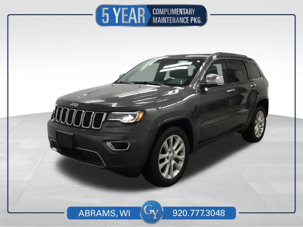 Gray 2017 Jeep Grand Cherokee Limited for sale in Abrams, WI