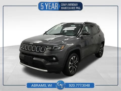 Gray 2022 Jeep Compass Limited for sale in Abrams, WI