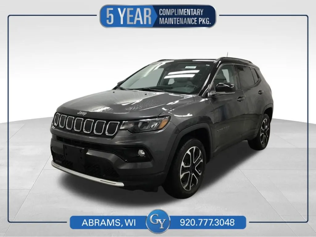 Gray 2022 Jeep Compass Limited for sale in Abrams, WI