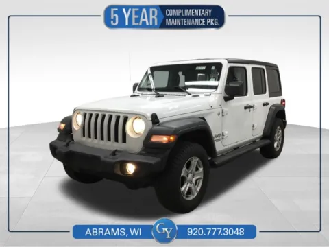 White 2020 Jeep Wrangler Unlimited Sport S for sale in Abrams, WI