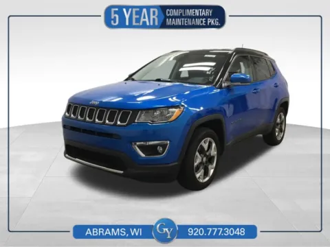 Blue 2019 Jeep Compass Limited for sale in Abrams, WI