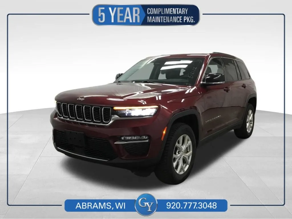 Red 2023 Jeep Grand Cherokee Limited for sale in Abrams, WI