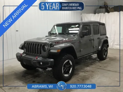 Gray 2021 Jeep Wrangler Unlimited Rubicon for sale in Abrams, WI
