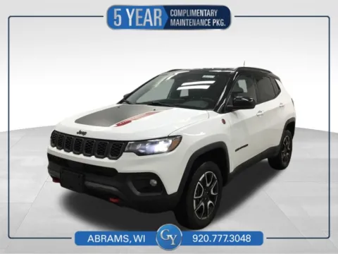 White 2024 Jeep Compass Trailhawk for sale in Abrams, WI