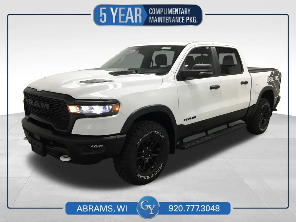 White 2025 Ram 1500 Rebel for sale in Abrams, WI