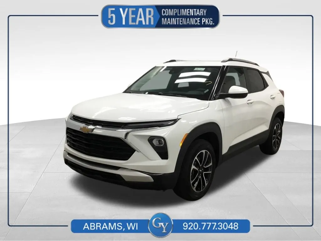 White 2025 Chevrolet TrailBlazer LT for sale in Abrams, WI