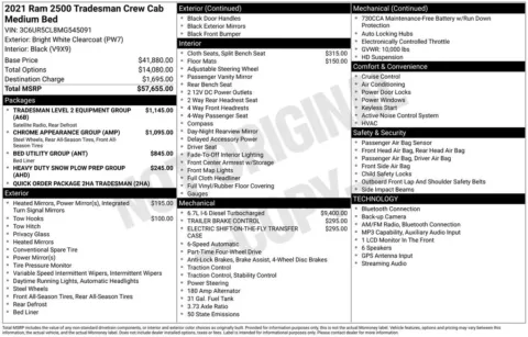 Photos of 2021 Ram 2500 Tradesman for sale in Abrams, WI at Gregg Young Abrams Chrysler Dodge Jeep Ram