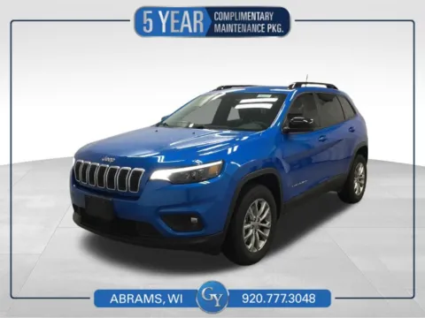 Blue 2022 Jeep Cherokee Latitude Lux for sale in Abrams, WI
