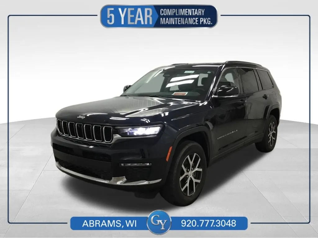Blue 2023 Jeep Grand Cherokee L Limited for sale in Abrams, WI
