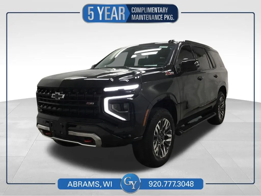 Black 2025 Chevrolet Tahoe Z71 for sale in Abrams, WI