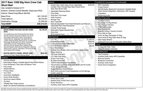 Photos of 2017 Ram 1500 Big Horn for sale in Abrams, WI at Gregg Young Abrams Chrysler Dodge Jeep Ram