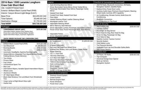 Photos of 2016 Ram 1500 Laramie Longhorn for sale in Abrams, WI at Gregg Young Abrams Chrysler Dodge Jeep Ram