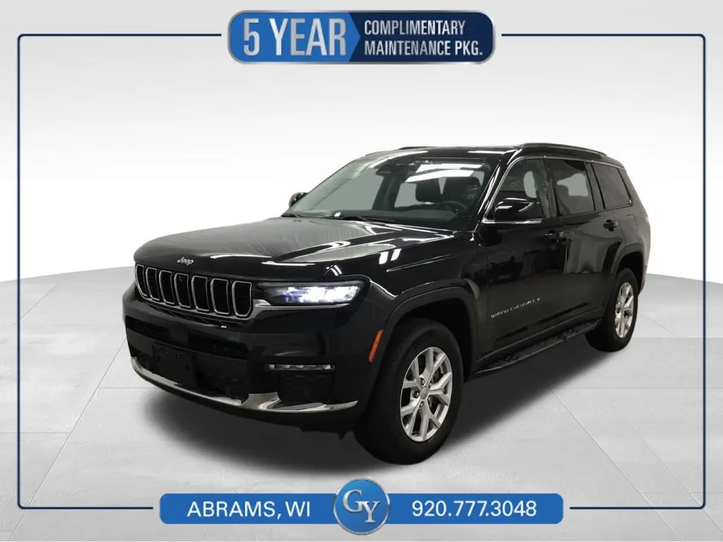 Black 2022 Jeep Grand Cherokee L Limited for sale in Abrams, WI