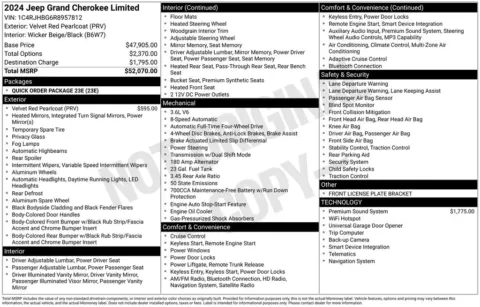 Photos of 2024 Jeep Grand Cherokee Limited for sale in Abrams, WI at Gregg Young Abrams Chrysler Dodge Jeep Ram