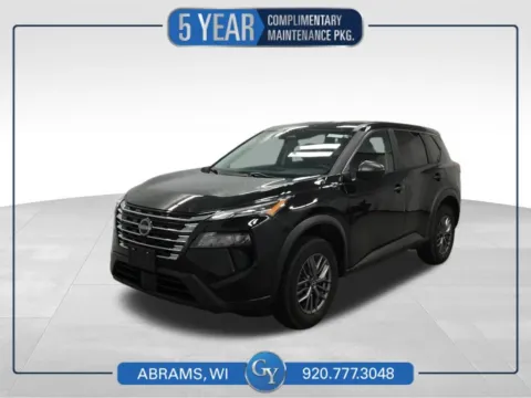 Black 2024 Nissan Rogue S for sale in Abrams, WI